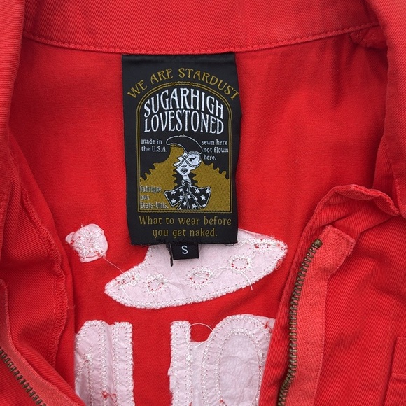 Sugarhigh Lovestoned Ground Control Red Coveralls - Picture 7 of 7